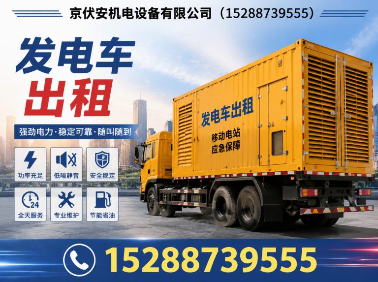 汕头静音发电车租赁展示图