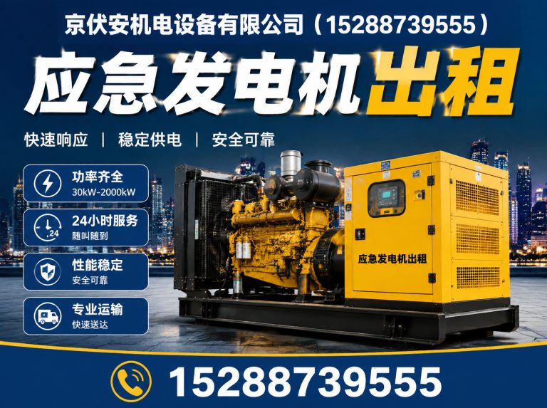 汕头发电机租赁展示图
